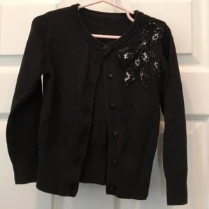 Black Button Up Sweater